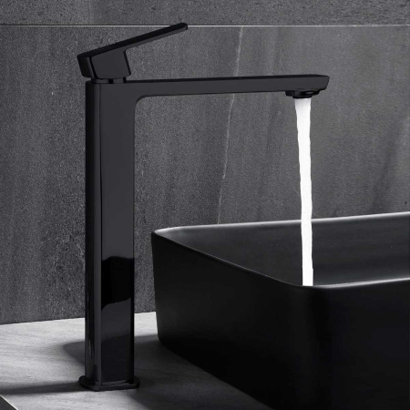 Смеситель для раковины Vincea Next VBF-1N2MB черный матовый